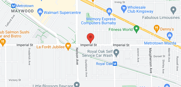 map of 5033 IMPERIAL STREET